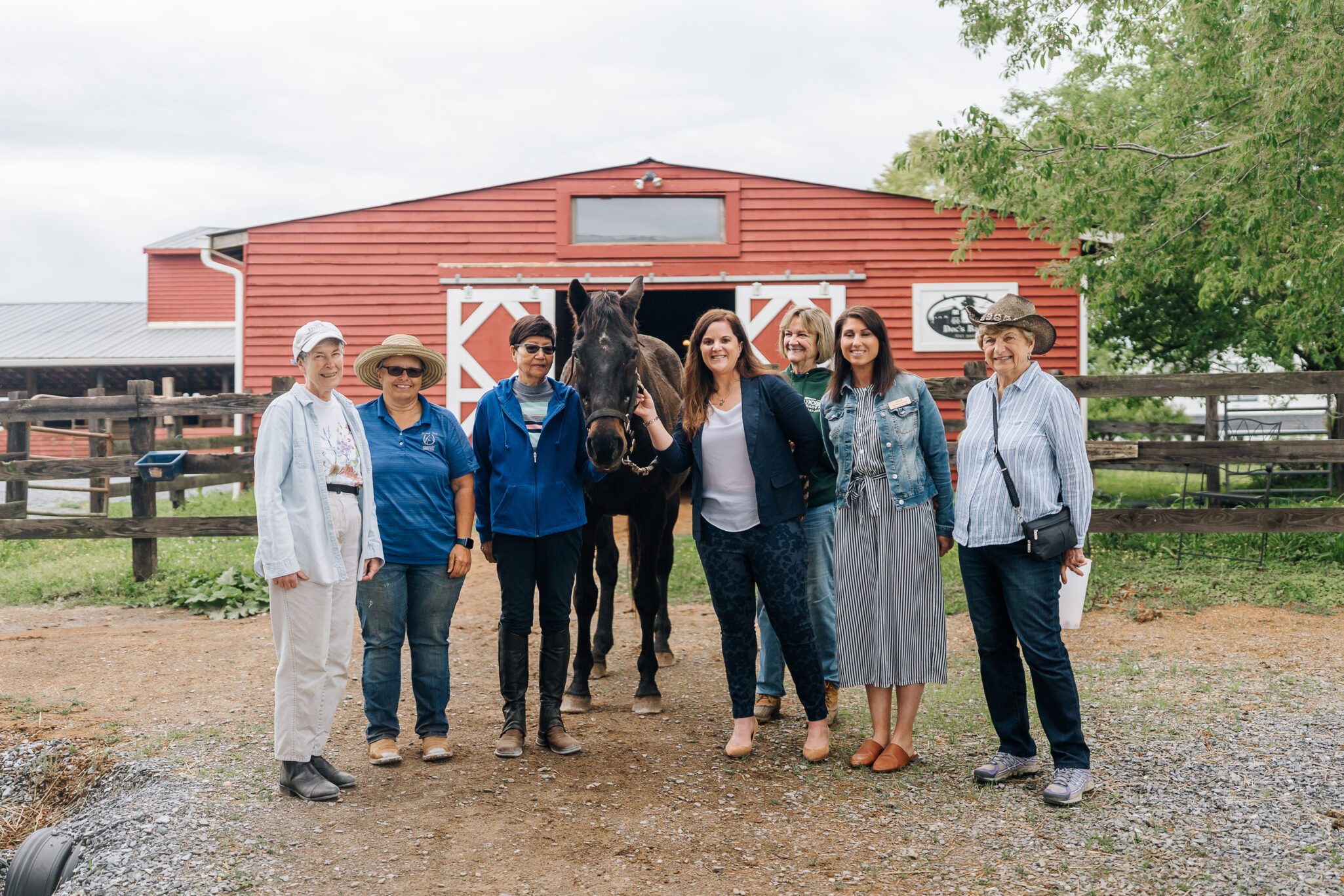 Residents Support Retired Racehorse